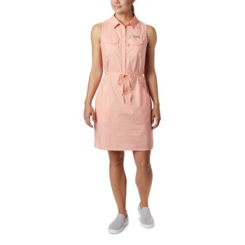 Columbia Ženske Haljine - PFG Bonehead Stretch Sleeveless Roze | ABRI-42891